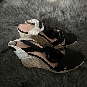 J. Crew Espadrille Sandal (Black) Size: US 12 *Brand New*